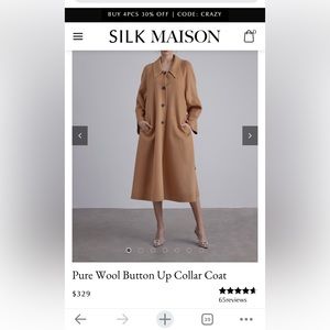 Button up Trench Coat